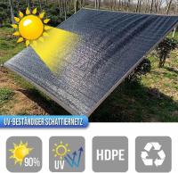 Tela de Sombra Solar con Ochilas Venta de Sombra Negra para Jardín Trasero al Aire Libre - details 0