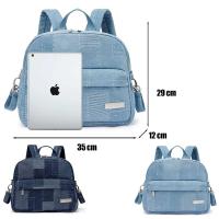 Soboba-mochila para mamá con estilo, bolso de viaje multifuncional grande de mezclilla para mujer, novedad de 2024 - details 1