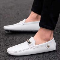 Nuevos zapatos casuales de moda formal para hombre negros de cuero de oficina de negocios de alta calidad, precio bajo 2025 - details 6
