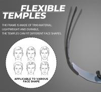 Gafas de Sol sin Límites para Ciclismo Kapvoe Protección UV400 para Hombres y Mujeres - details 6