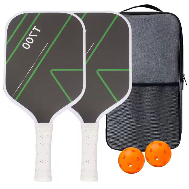 Kit de 2 Paletas de Pickleball Fibra de Carbono Núcleo de Polímero de 16mm - 1