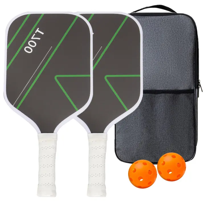 Kit de 2 Paletas de Pickleball Fibra de Carbono Núcleo de Polímero de 16mm - 1