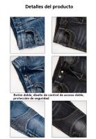 Vaqueros moto hombre mujer MX Carreras aire libre resistente viento - details 3