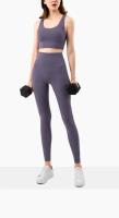 Top de Yoga Transpirable ZHUMU GYM Top de Deportiva de Verano con Espalda Cruzada para Mujeres - details 4