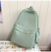 Mochila Impermeable de Nylon para Mujer Bolsa de Viaje Femenina Mochila Escolar para Niñas Adolescentes Bolsa de Libros de Color Sólido - details 38