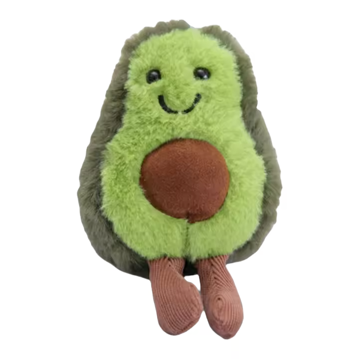 Juguete De Peluche De Agua Dulce Para Mascotas Pequeñas Y Medianas Juguete De Compañía Diaria En Forma De Aguacate Para Perros Suave Y Seguro - 1
