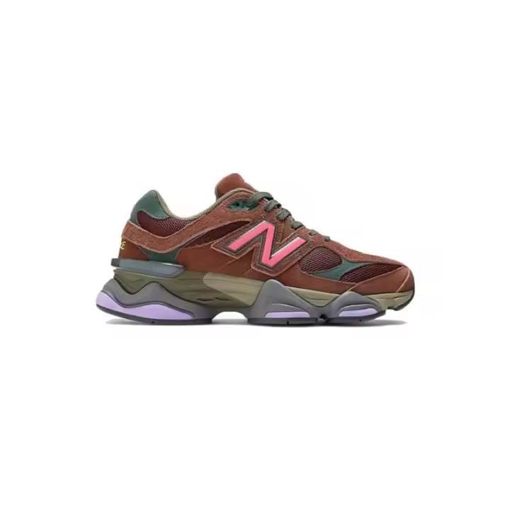 Leten oficial NB 9060 marrón U9060BUR hombres mujeres zapatos para correr zapatos de trabajo - 1