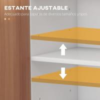 Mueble Zapatero de 2 Puertas Zapatero Estrecho con Estantes Ajustables para 12 Pares de Zapatos - details 22