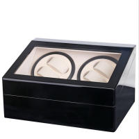 Estuche de exhibición de almacenamiento de bobinadora de reloj, rotación automática, caja organizadora de regalo, ligero, duradero, 4 + 6, nuevo - details 3