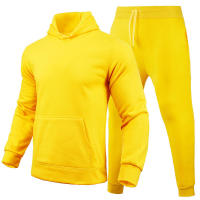 Sudadera con capucha de lana para hombre y mujer, tres deportes en color liso - details 5