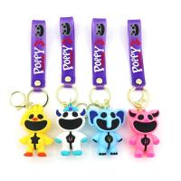 LLavero de juego de Critters sonrientes para hombres y mujeres, llavero colgante de mochila, dibujos animados, rayuela, Catnap, Bearhug, regalo para niños - details 2