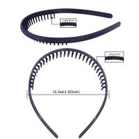 Diadema de Plástico Antideslizante para Mujeres EWENSOO Delgada, Fácil de Peinar, Accesorio de Cabello Deportivo y Ropa - details 3