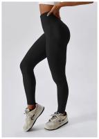 Pantalones de Yoga sin costuras para mujer, mallas Push Up de cintura alta, ajustados, de secado rápido, elásticos, para entrenamiento - details 19