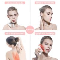 Enmascarador eléctrico Guasha, terapia de luz roja azul, máquina de estiramiento EMS, estiramiento de masas faciales, cuidado de la piel, belleza antiarrugas - details 3