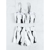 2025 Bikini traje de baño con cordón mujeres pantalones cortos de cintura alta traje de baño femenino acolchado traje de baño natación ropa de playa verano - details 3