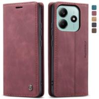 Funda con tapa de PU para Xiaomi Redmi Note 14 5G, juego de protección de cuero magnético duradero a prueba de golpes - details 10