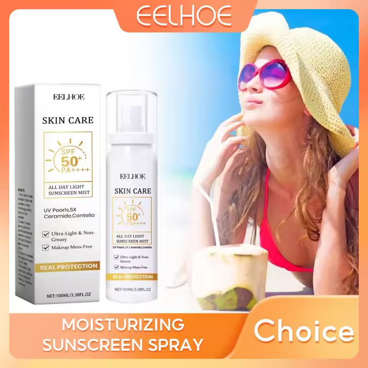 Spray de protección solar Spf 50, bloqueador solar Facial Original, impermeable, hidratante, protección UV, productos para el cuidado de la piel - 1