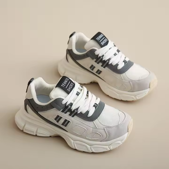 Zapatillas de Plataforma Estilo Coreano para Mujer Primavera 2025 Zapatos Casuales de Estrecha Calle para Estudiantes - 1