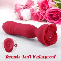 Leten APP Rose vibrador Anal Plug hombres mujeres 9 modos vibradores de empuje punto G masajeador de próstata estimulador juguetes sexuales para gays - details 3