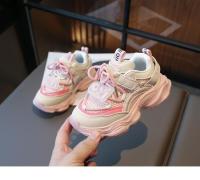 Zapatillas de deporte de malla con cordones para niños, niños casuales, zapatos deportivos al aire libre, zapatos antideslizantes para correr para niñas - details 1