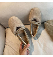 Mary Jane, zapatos esponjosos para mujer en invierno, zapatos de gorro, zapatos de algodón de terciopelo. - details 34