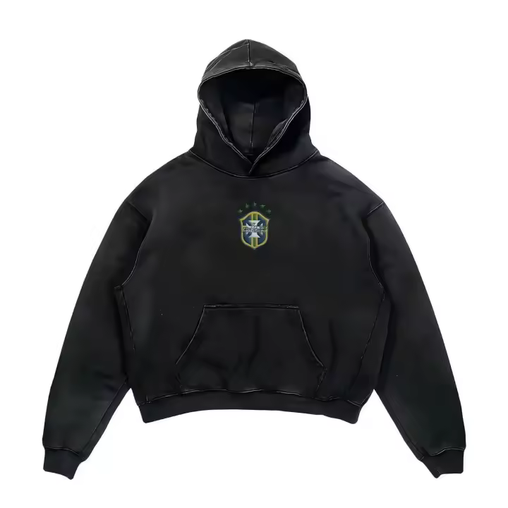 Y2K Conjunto de sudadera con capucha de manga larga con estampado de moda para hombre y mujer - 1