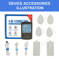 Dispositivo eléctrico de estimulación muscular profesional, Parche de electrodo Tens, EMS, 25 modos - details 0
