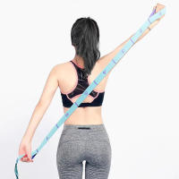 Banda elástica para Yoga, 8 anillos independientes, banda de resistencia para estiramiento de gimnasia, equipo de entrenamiento físico elástico - details 1
