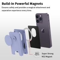 Soporte de billetera con Mag safe Mag magnético, tarjetero de moda para iPhone15 14, nuevo Tarjetero con soporte de bolsa de aire - details 3