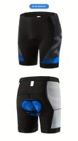 Shorts de Ciclismo Transpirables de Alta Elasticidad para Hombre con Acolchado de Silicona, Tejido de Malla de Secado Rápido, Diseño Antichoque para Ciclismo de Montaña y Carretera, Todas las Estaciones - details 7