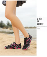 Zapatos de agua de verano para mujer, zapatillas de playa de camuflaje descalzas, natación al aire libre, deportes de vadeo, zapatos acuáticos de secado rápido suave - details 21