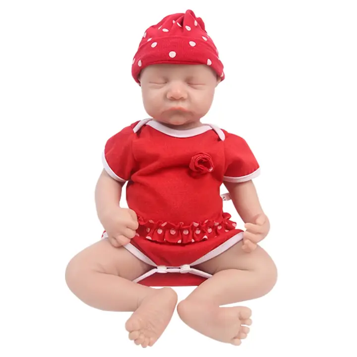 Muñeca de Silicona Renacida IVITA Muñeca Suave Realista para Niños Juguete Educativo de 16.92 pulgadas - 1