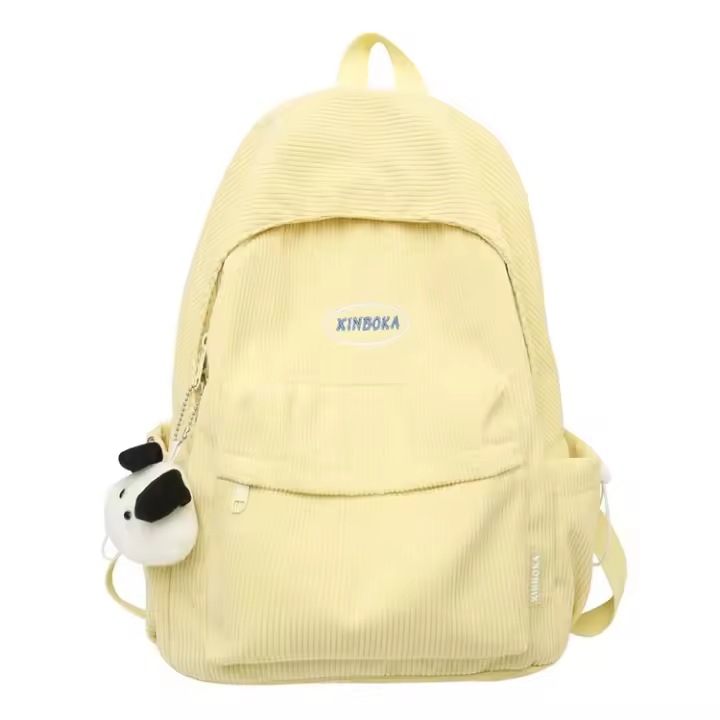 Versión Coreana Mochila Escolar de Nylon para Niñas Suave, Duradera, Estilo - 1