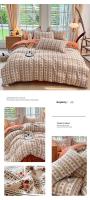 Juego de Ropa de Cama King Size de Alta Calidad con Estampado Floral en Poliéster 100% Tapete de Cama Suave y Transpirable con Funda de Edredón y Sábanas - details 21