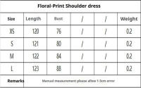 BUNO-Vestido Midi con estampado de flores para mujer, vestido largo con tirantes y estampado de flores - details 0