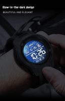 SMAEL, relojes digitales a la moda para hombre, relojes de pulsera deportivos LED, reloj con fecha resistente al agua para hombre, cronómetro ligero, reloj militar para hombre - details 7