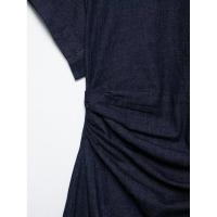 OUWU- Vestido Midi Decorativo Plisado Para Mujer Con Decoración De Cremallera Para Primavera Y Verano Nueva Ropa Casual Para Mujer - details 6