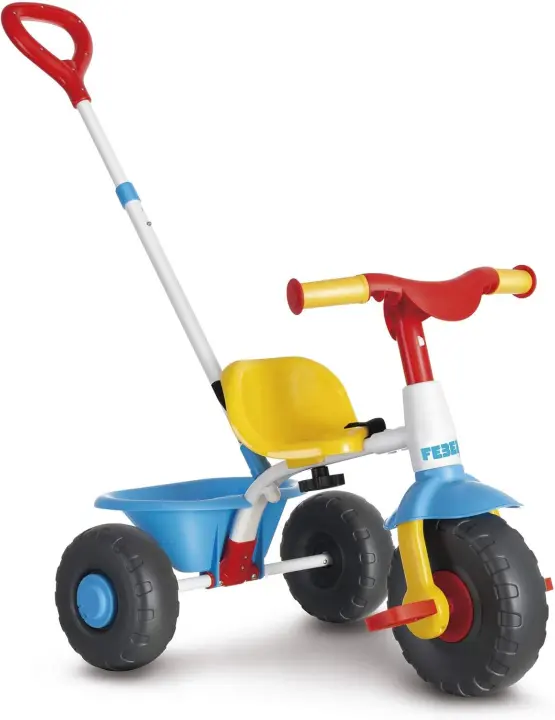 Trike Rosa Bicicleta para Niños con Estructura Metálica y Cinturón de Seguridad - 1