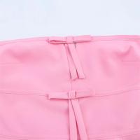 PB & ZA 2025 estilo dulce simple temperamento decoración de lazo fuera del hombro tubo top novedad de verano ropa de mujer - details 7