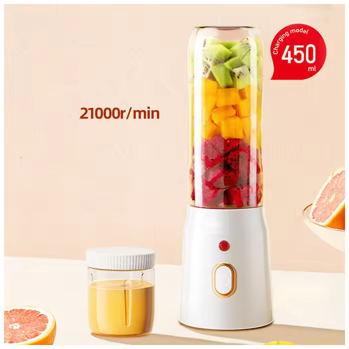 Mini Extractor de jugo de frutas eléctrico portátil inalámbrico, exprimidores multiusos, uso doméstico, 2 en 1 - 1