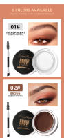 Crema para cejas salvajes, lápiz de cejas fijo, Gel, crema fija para cabello europeo y americano, pegamento sólido, cera de jabón, crema para cejas blanca - details 3