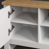 Vida Designs Arlington - Mueble de TV (1 puerta), color blanco