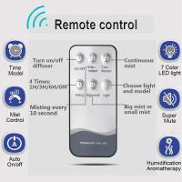 Humidificador Ultrasonido Silencioso de 550ml Control Remoto y LED de 7 Colores Apagado Automático - details 2