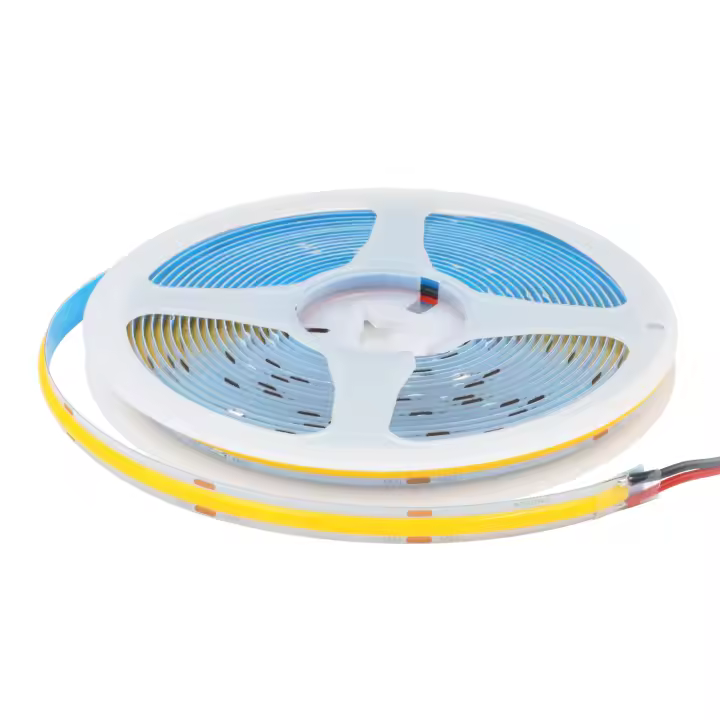Cinta Flexible de Luz LED COB de Alta Densidad 384Leds/M Ancho 8MM XUNATA DC 12V 24V 3000K 4000K 6000K Blanco para Decoración de Habitación - 1