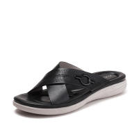 Sandalia Sandalias antideslizantes de suela gruesa, novedad de verano 2025, zapatillas informales con hebilla de cinturón de talla grande y tacón inclinado, zapatos de mujer - details 1