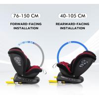Silla de Coche Giratoria 360 con , 40-150cm (0~36kg), Aprox. 0-12 años (Gris) - details 16