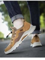 Zapatillas de Moda para Hombres al Aire Libre Zapatos Deportivos Transpirables Antideslizantes de Malla de Verano Calzado Casual de Marrón - details 10