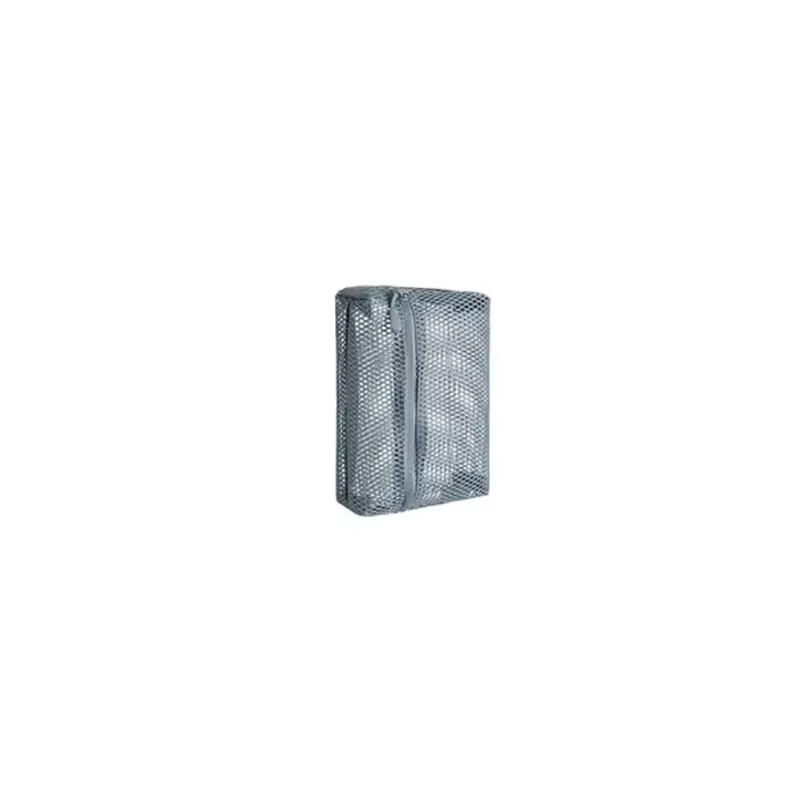Bolsa de maquillaje de malla con cremallera, bolsa de lápiz labial, bolsa de cosméticos de malla transparente, bolsa de aseo de almacenamiento ligera de secado rápido para exteriores - 1