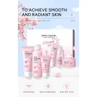 LAIKOU Sakura Glitter Set de cuidado de la piel, protector solar hidratante blanqueador, 6 piezas. - details 0