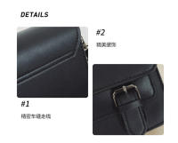 Nuevo bolso bandolera para hombre, bolso de hombro a la moda, bolso cuadrado pequeño informal para mujer - details 31